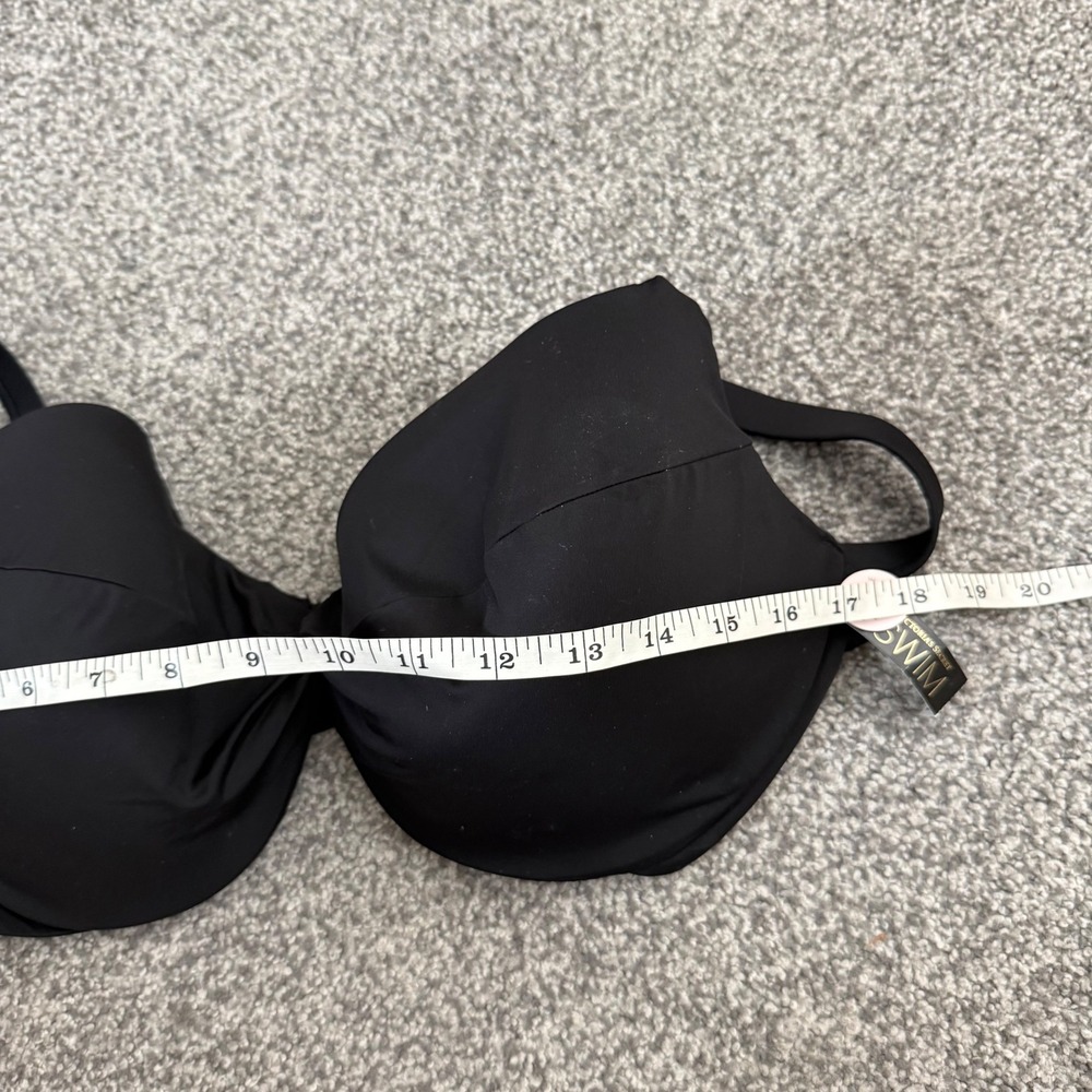 Victoria's Secret Black Underwire Bikini Top Removable Push-Up 40DD NEW - Picture 9 of 10